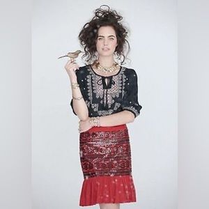 Anthropologie sequined skirt